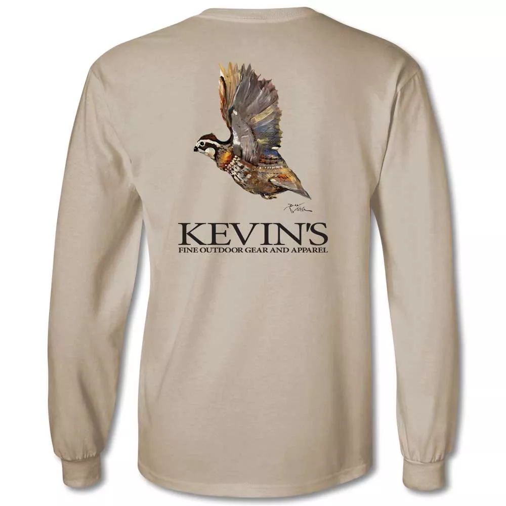Kevin's Dirk Walker Flying Quail Long Sleeve T-Shirt
