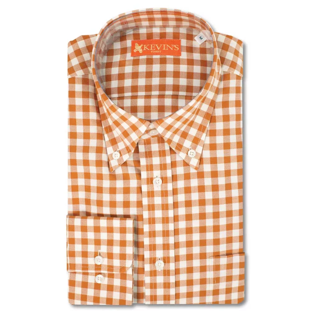 Kevin's Finest 100% Cotton Gingham Shirts