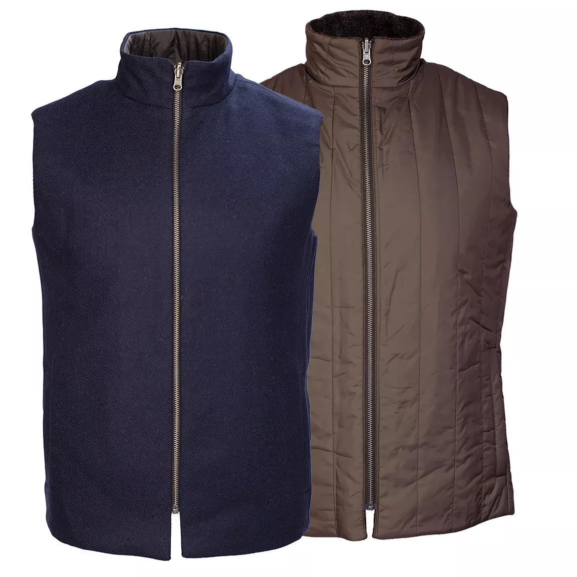 Kevin's Finest Men's Hunter Reversible Wool & Puffer Gilet