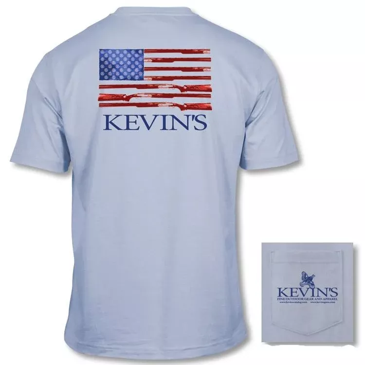 Kevin's Gun Flag Short Sleeve T-Shirt
