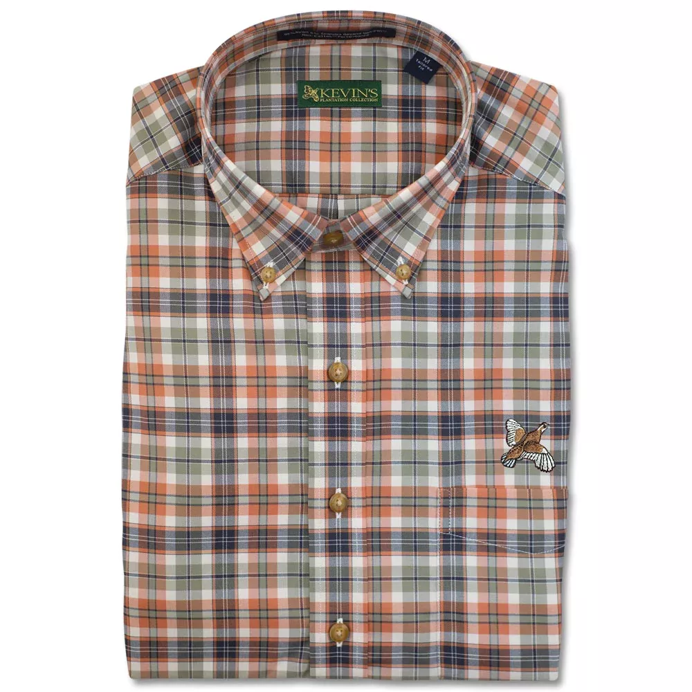 Kevin's Heney Quail Embroidered Long Sleeve Performance Shirt