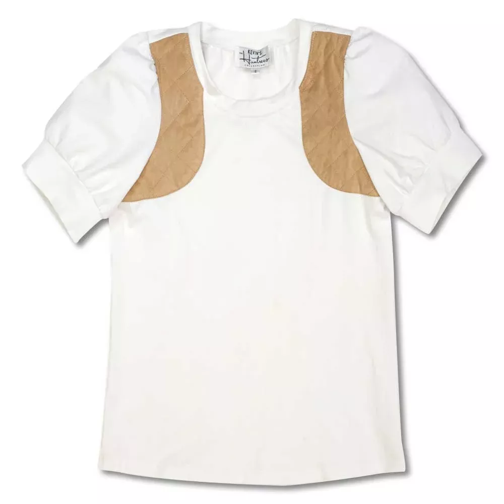 Kevin's Huntress Scoop Neck Puff Sleeve Shooting Tee
