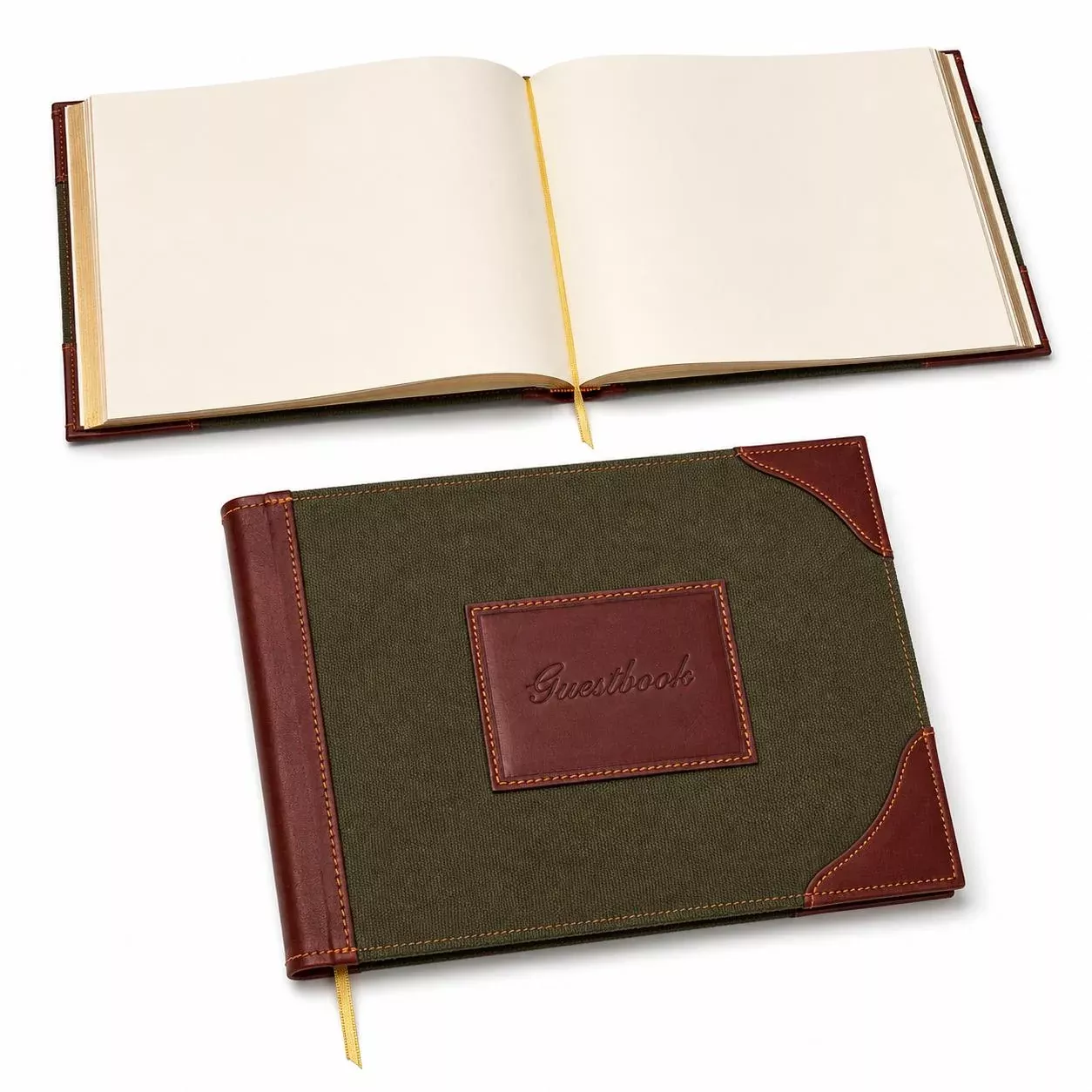 Kevin's Leather Trim Guest Book