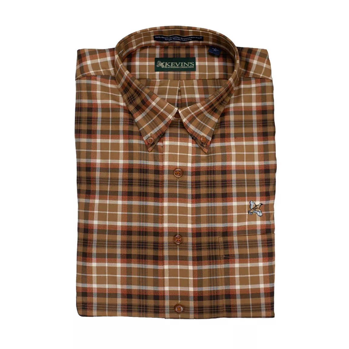Kevin's Marsh Quail Embroidered Long Sleeve Performance Shirt