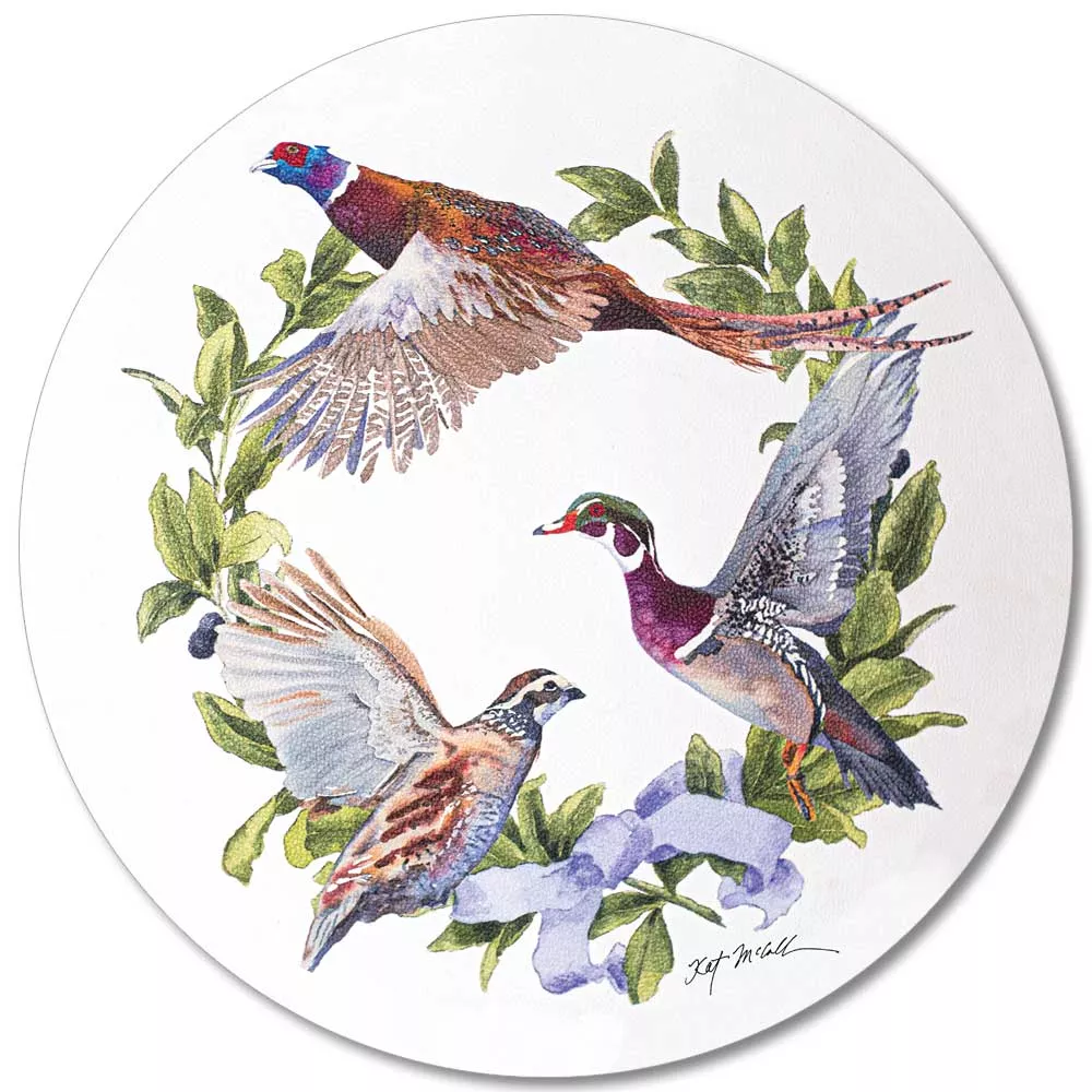 Kevin's Upland Wreath Round Placemat