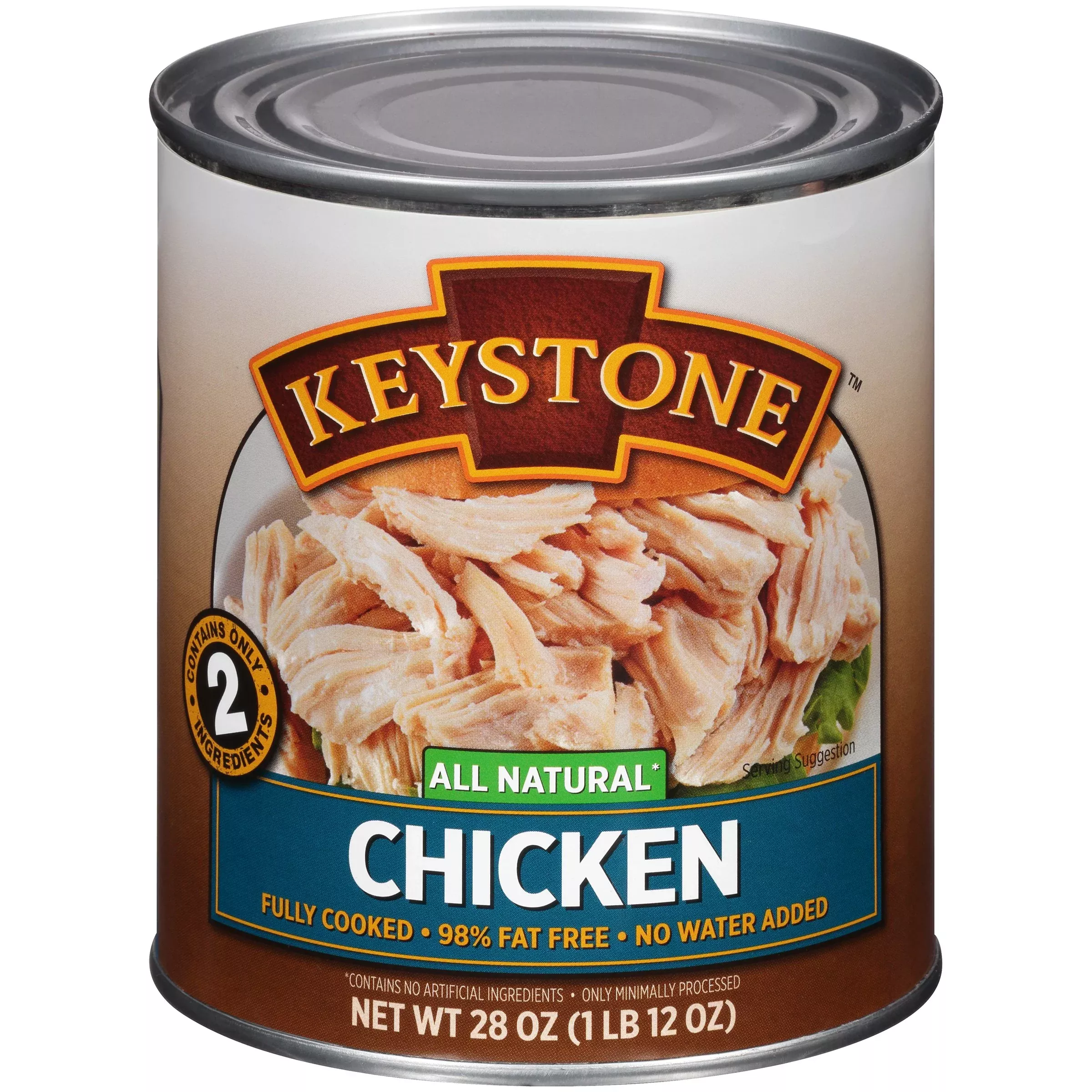 Keystone All-Natural Chicken 28 Oz - Pack of 6 Cans