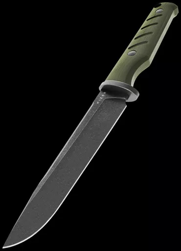 Kizer Camp 180 Stonewashed Fixed Blade