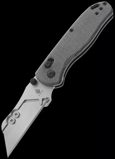 Kizer Drop Bear Black Micarta Utility Knife