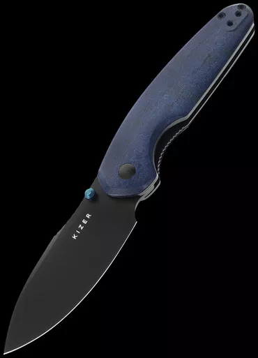 Kizer Meteora Blue Canyon Richlite Folding Knife