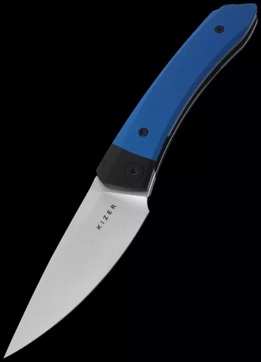 Kizer Mini Momo Blue Aluminium Folding Knife