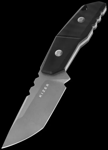 Kizer Quartz G10 Stonewashed Fixed Blade