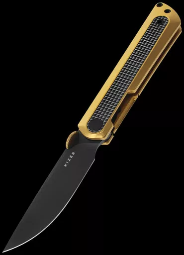 Kizer Quoll Titanium and Zirconium Folding Knife