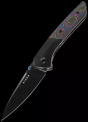 Kizer Spitfire 80's Camo Carbon Folding Knife