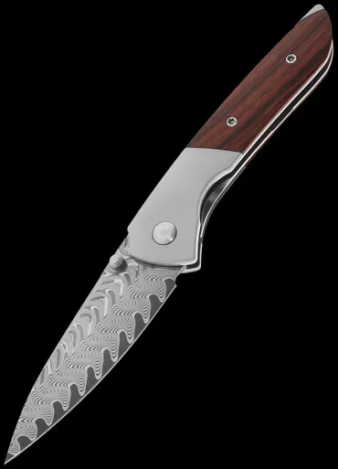 Kizer Spitfire Mkuruti Damast Folding Knife