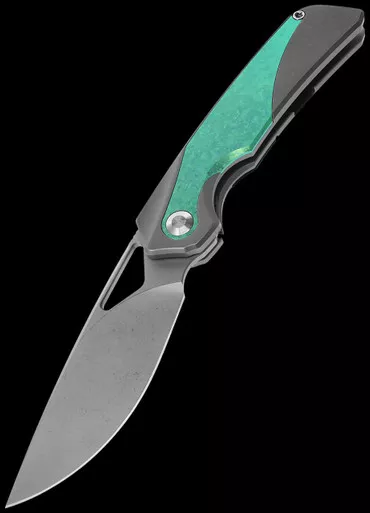 Kizer Topsail Crystallized Titanium M390 Folding Knife