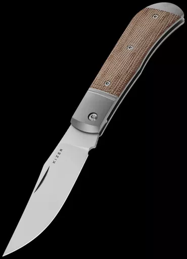Kizer Trestle Micarta Folding Knife