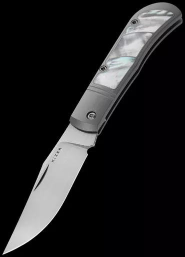 Kizer Trestle Mother of Pearl Folding Knife