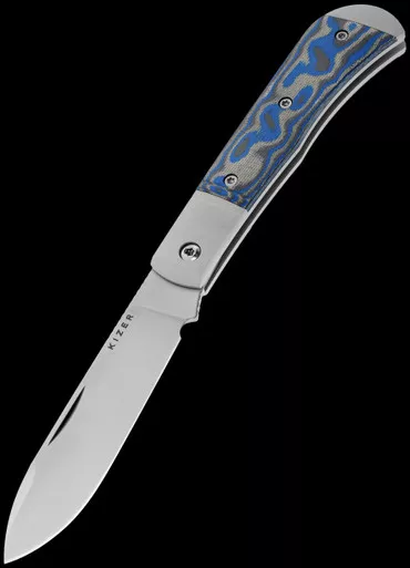 Kizer Trestle Vortex Micarta Folding Knife