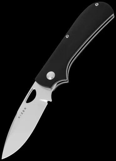 Kizer Vagnino Zipslip Black G10 Folding Knife