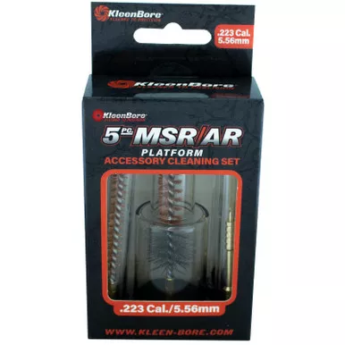 KleenBore 556-SET 5-Piece Accessory Cleaning Set for MSR/AR