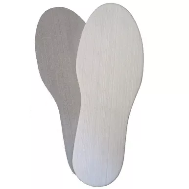 KORKERS Unisex Plain Felt White Re-Sole Kit (FA4010)