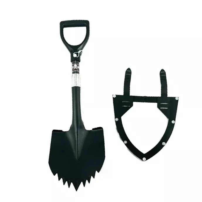 Krazy Beaver Mini Shovelwith guard (Textured Black Head / Black Handle # 45641)