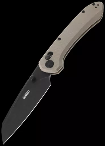 Kubey Bonza G10 Blackwashed Folding Knife