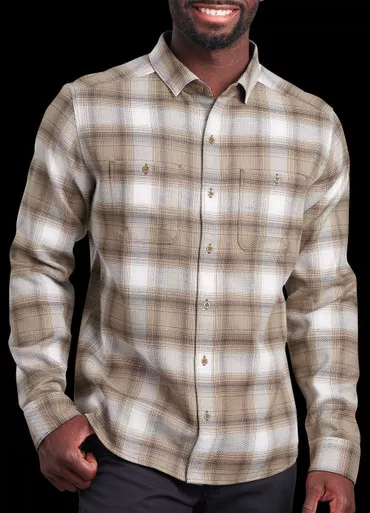 Kuhl Law Flannel Shirt Olive Grove