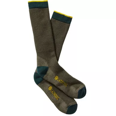 Lacrosse Men's Merino Midweight Socks Crew Od Green