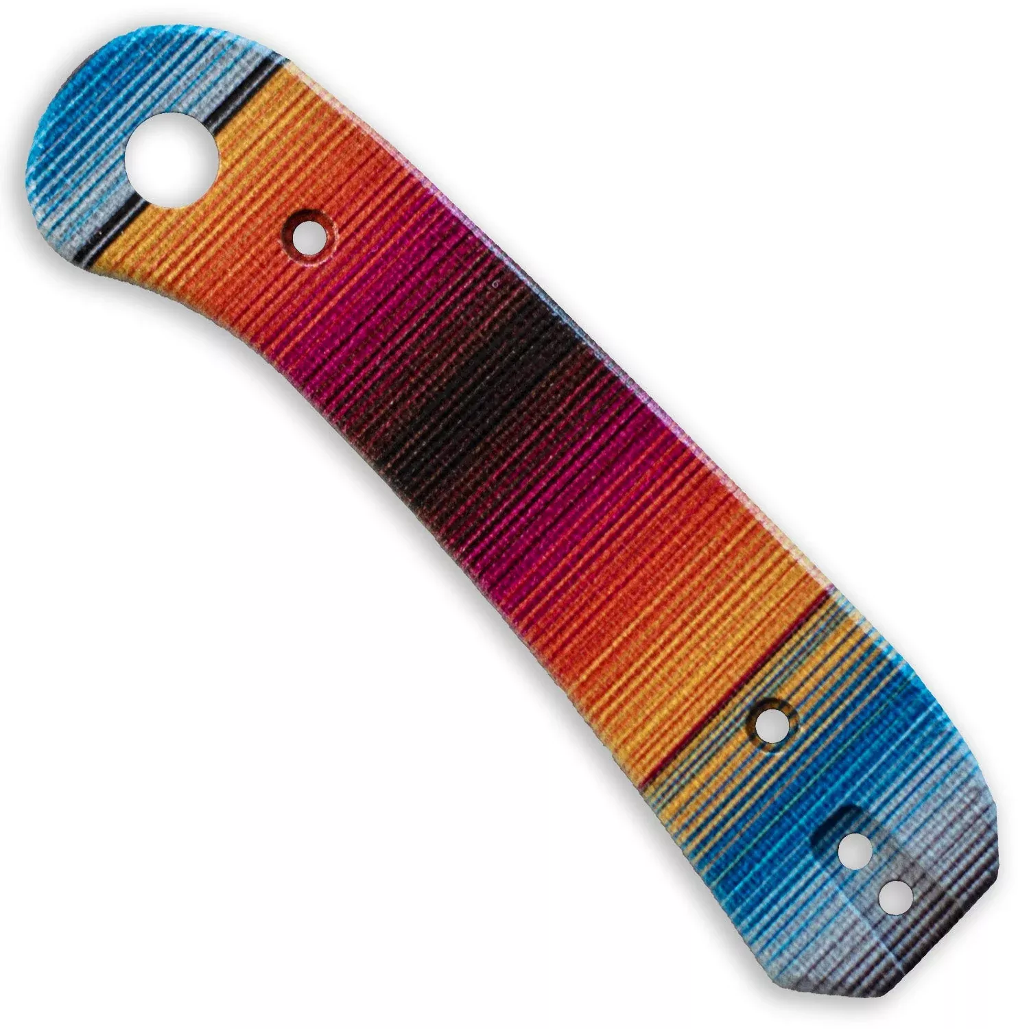 Lander 1 Knife Scales – Mexican Blanket G10