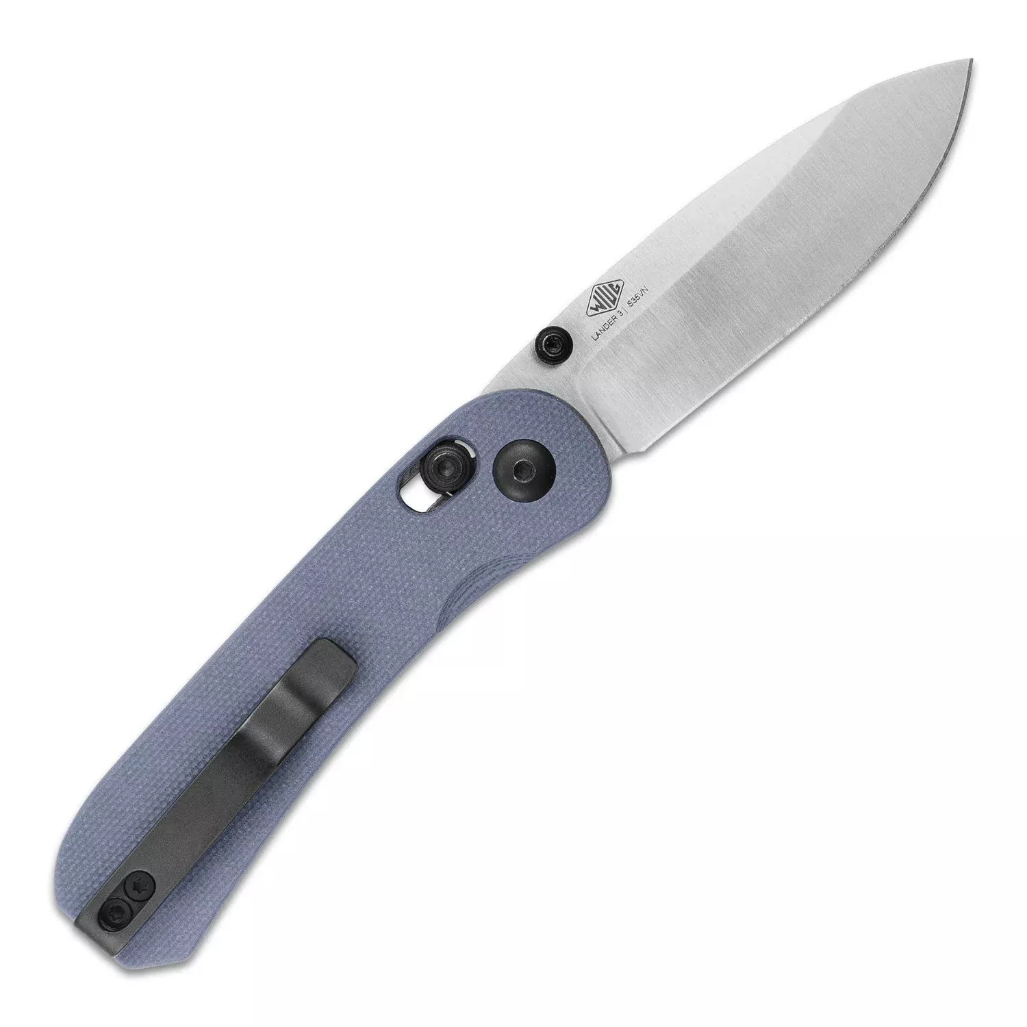 Lander 3 Pocket Knife – Horizon Blue G10 – Clutch Lock