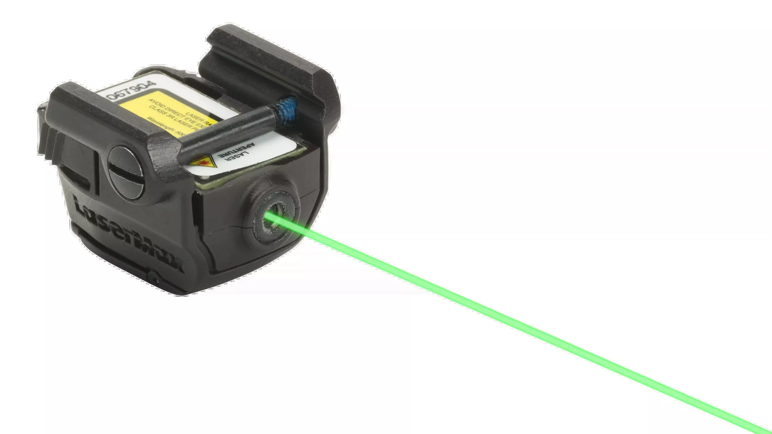 LaserMax Micro II Green Rail-Mount Pistol Laser with Quick-Change Battery Hatch, LMSMICRO2G