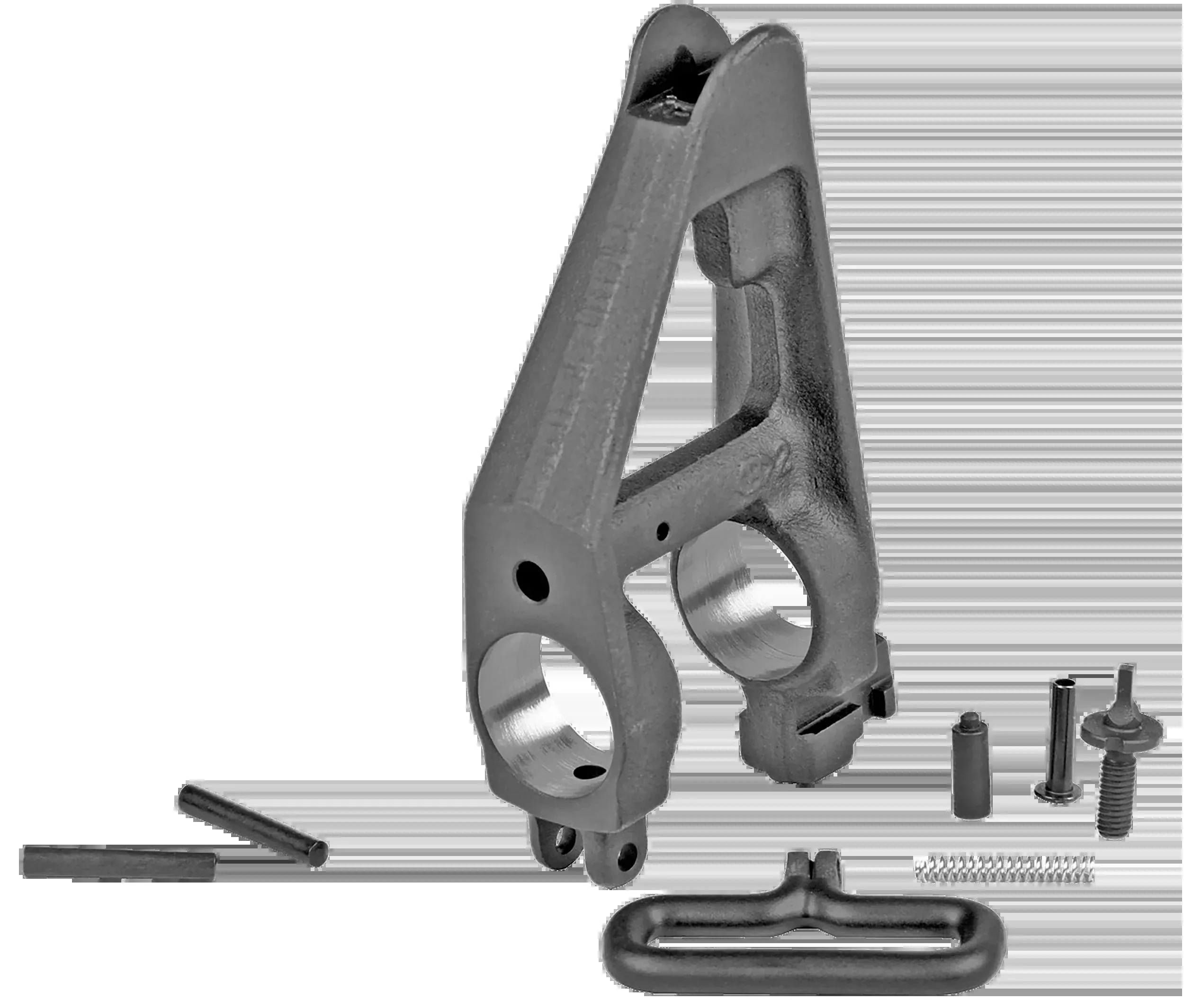 LBE UNLIMITED AR-15 F-Marked Front Sight Base Kit, Mil-Spec with Pins & Hardware, ARFSBKIT