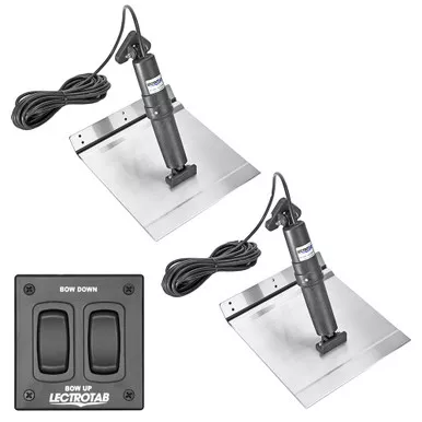Lectrotab 9 x 9 Aluminum Rocker Trim Tab Kit