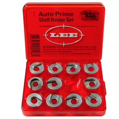 LEE 90198 PRIMING TOOL SHELL HOLDER SET OF 11 WITH BOX