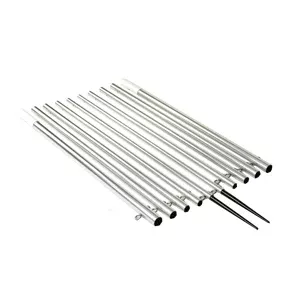 Lee's Tackle AP3918 18.5 'Bright Silver Standard Poles for Sidewinders