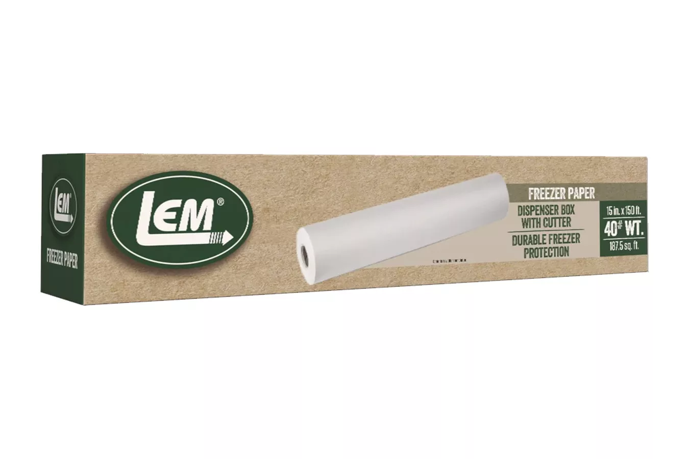 Lem Poly Coated Freezer Paper – 15″ x 150′