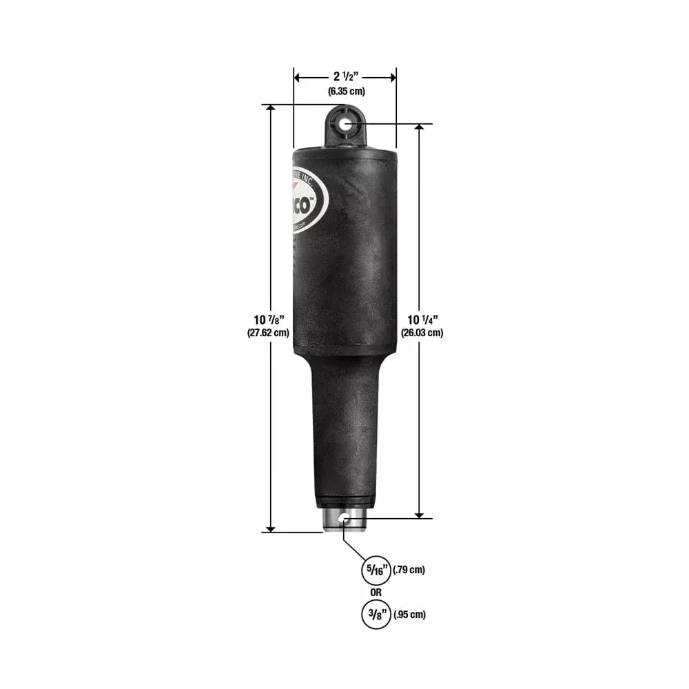 Lenco 101XDS Short Extreme Duty Actuator – 12V – 2-1/4″ Stroke w/3/8″ Hardware