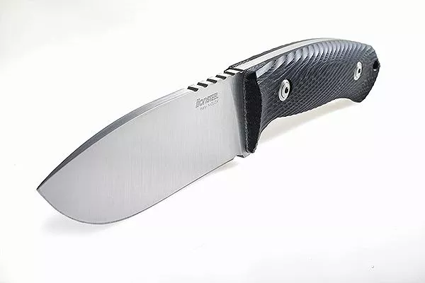 Lionsteel M3 Black Micarta Fixed Blade w/ Leather Sheath