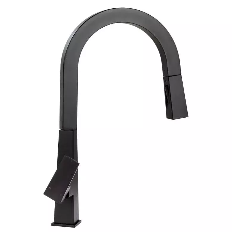 Lippert Flow Max Pull-Down Kitchen RV Faucet - Black Matte• 2021090602