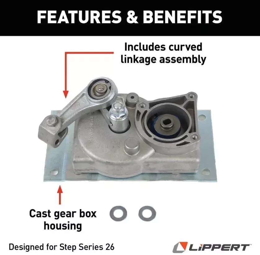 Lippert Kwikee Gear Box Linkage with "C"• 379162