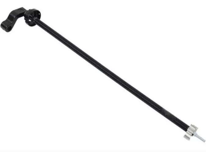 Lippert Left-Side Head and Roll Bar for Solera RV Slide-Out Awnings - Black• 285148
