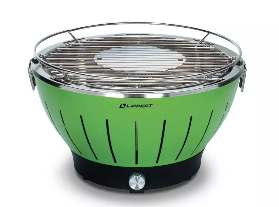 Lippert Odyssey Portable Charcoal Grill - Green• 2021106516