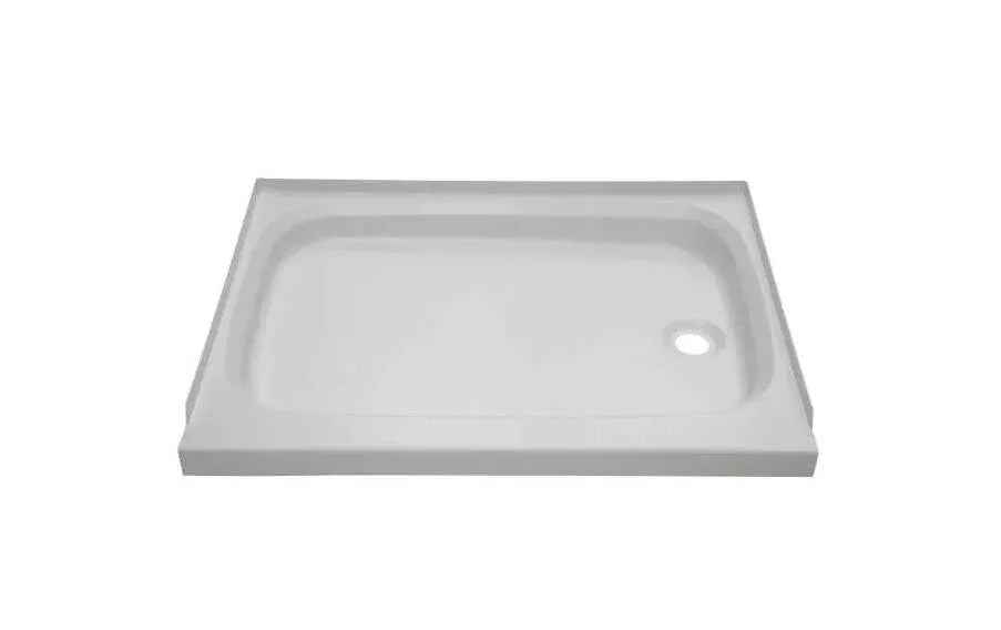 Lippert Shower Pan with Right Drain; 24" x 46", White• 210383