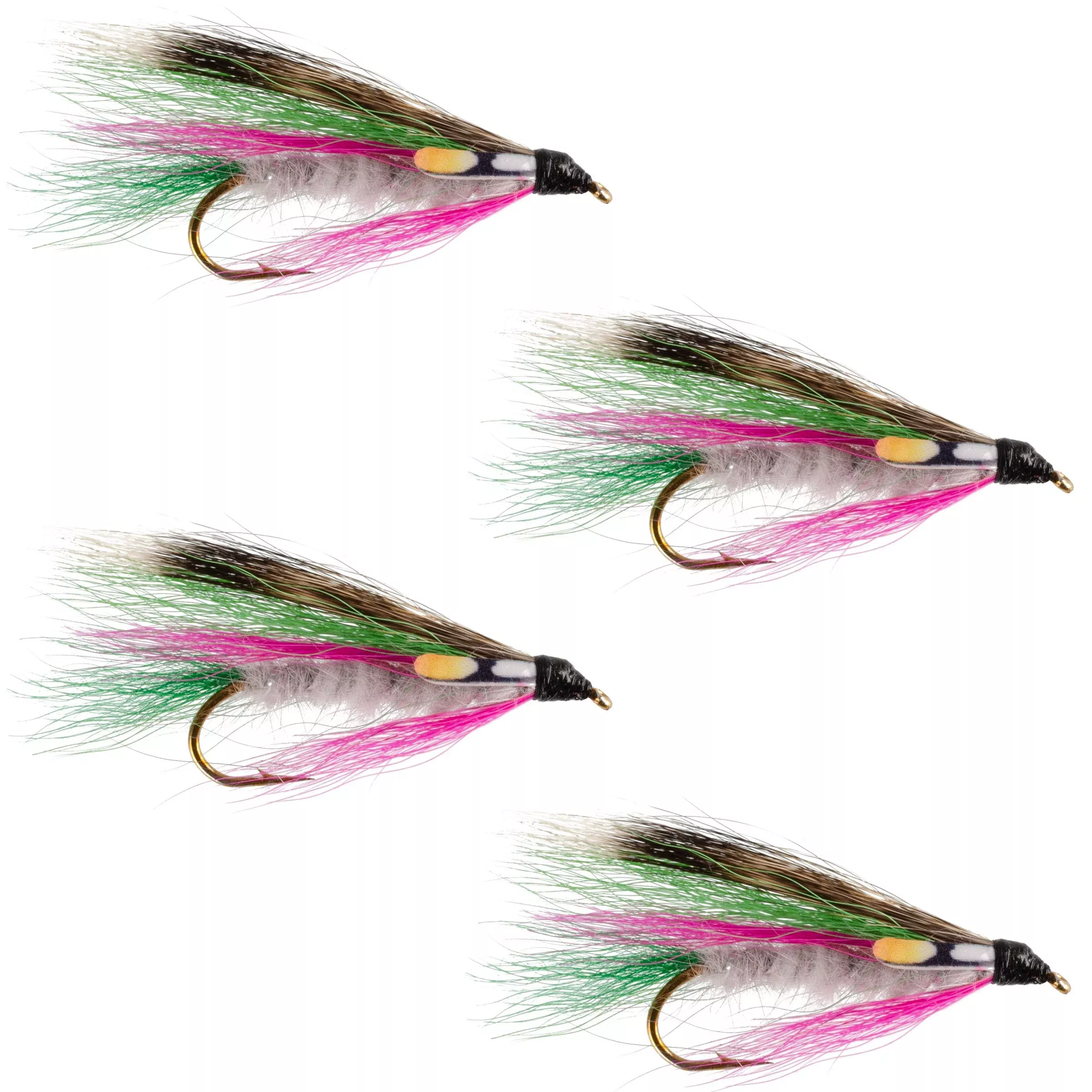 Little Rainbow Trout Classic Streamer Flies – Set of 4- Hook Size 4