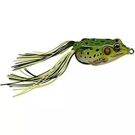 LIVETARGET Lures Hollow Body Frog 55 - 2-1/4" - Emerald/Brown