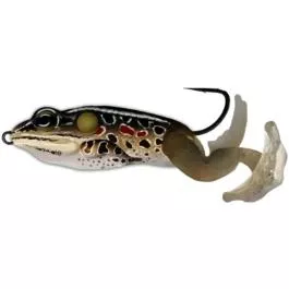 LIVETARGET Lures Ultimate Frog Stride Bait - 2-1/2" - Black/Brown