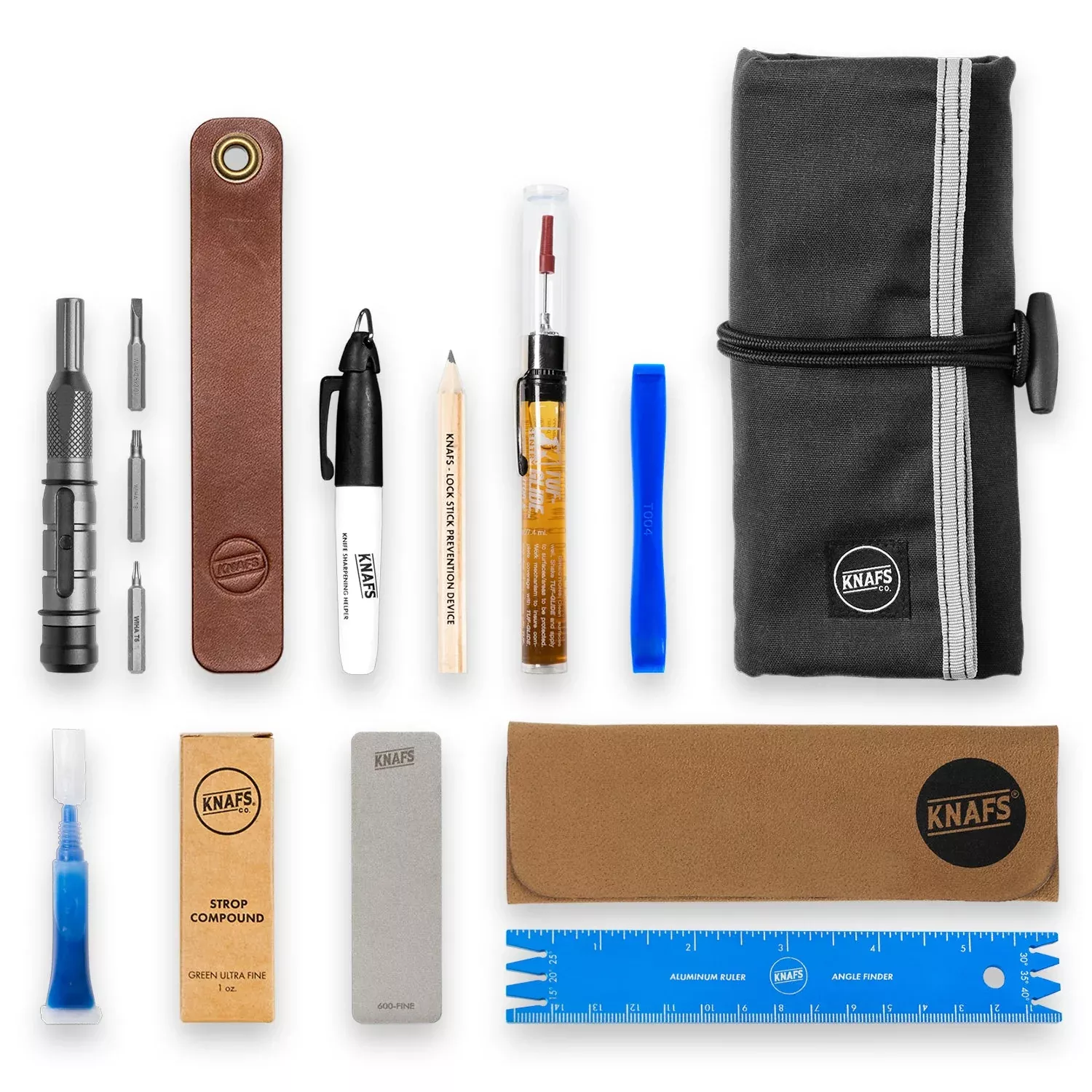 Loaded Tool Burrito – 13-in-1 Knife Maintenance Tool Kit