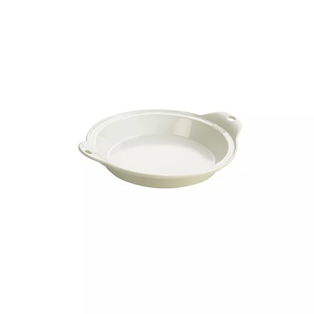Lodge Logic Stoneware Baking Dish 9.5″ Oyster White #STW9R13
