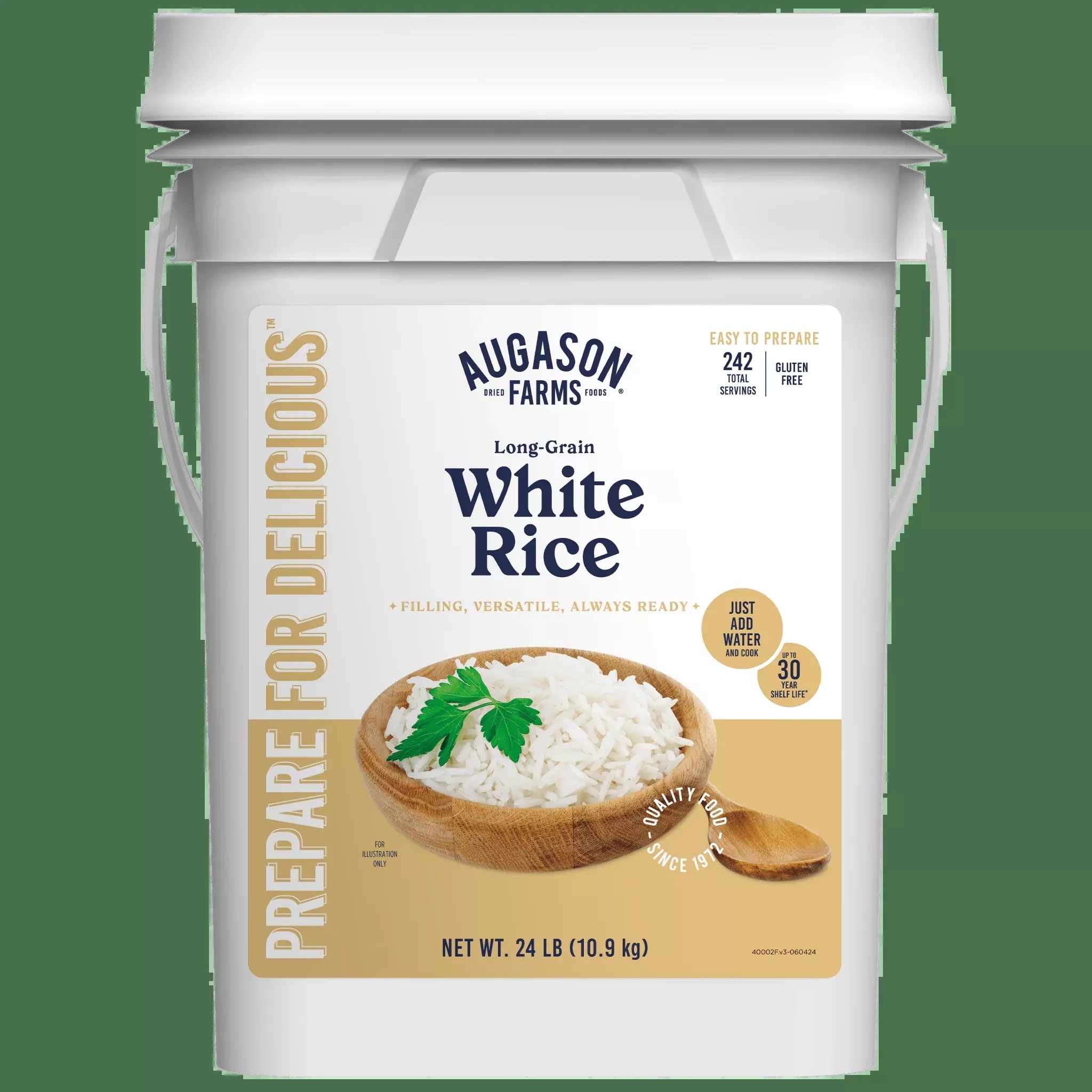 Long Grain White Rice, 242 Servings